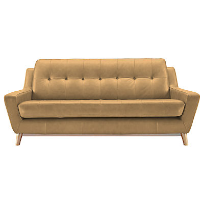 G Plan Vintage The Fifty Three Leather Large 3 Seater Sofa Capri Leather Sand G Plan Vintage The Fifty Three Leather Large 3 Seater Sofa Capri Leather Sand